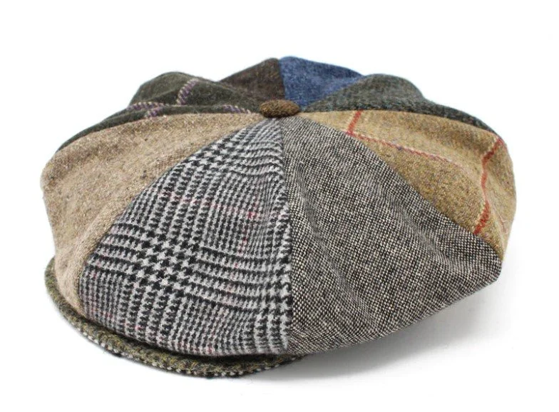 8 Piece Cap Patchwork Tweed — Irish Moon